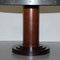 Tavolino da caffè in legno massiccio con cinghie in ferro battuto, Immagine 7