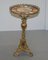 Italian Regency Cast Brass & Specimen Marble Side Table, 1820s, Image 2