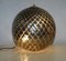 Spherical Diamond Cut Murano Glass Table Lamps in Silver, Set of 2 14