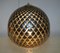 Spherical Diamond Cut Murano Glass Table Lamps in Silver, Set of 2 16