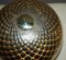 Kugelförmige Tischlampen aus Muranoglas mit Diamantschliff in Gold, 2 . Set 13