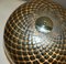 Kugelförmige Tischlampen aus Muranoglas mit Diamantschliff in Gold, 2 . Set 12