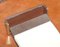 Papeles de escritorio de cuero marrón y latón de Gucci, años 60. Juego de 3, Imagen 9