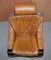 Mid-Century Swedish Cognac Leather Armchairs by Ake Fribytter for Nelo Mobel, Set of 2, Image 15