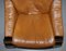 Mid-Century Swedish Cognac Leather Armchairs by Ake Fribytter for Nelo Mobel, Set of 2, Image 6