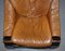 Mid-Century Swedish Cognac Leather Armchairs by Ake Fribytter for Nelo Mobel, Set of 2 16