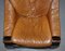 Mid-Century Swedish Cognac Leather Armchairs by Ake Fribytter for Nelo Mobel, Set of 2, Image 16