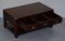 Hardwood and Brass Coffee Table with Drawers 15