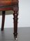 Chesterfield Brown Leather and Hardwood Dining Chairs, Set of 5 10