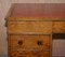 Antique Pollard Oak Partner Desk in Oxblood Leather from Howard & Sons, 1880s 6