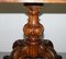 Early Victorian Walnut Side Table with Ornately Carved Base & Legs 14