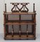 French Walnut and Rattan Bookcase 2