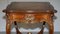 Late Victorian French Pine Brown Leather Gold Gilt Desk, 1900s 16
