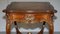 Late Victorian French Pine Brown Leather Gold Gilt Desk, 1900s, Image 16