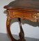 Late Victorian French Pine Brown Leather Gold Gilt Desk, 1900s 10