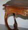 Late Victorian French Pine Brown Leather Gold Gilt Desk, 1900s, Image 10