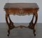 Late Victorian French Pine Brown Leather Gold Gilt Desk, 1900s, Image 2