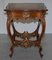 Late Victorian French Pine Brown Leather Gold Gilt Desk, 1900s 14