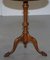 19th Century Burr Walnut Tripod Side Table 6