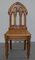 Vintage Gothic Steeple Back Dining Chairs, Set of 4, Image 17