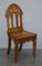 Vintage Gothic Steeple Back Dining Chairs, Set of 4 12
