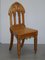 Vintage Gothic Steeple Back Dining Chairs, Set of 4 2