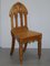 Vintage Gothic Steeple Back Dining Chairs, Set of 4, Image 2