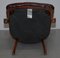 Chesterfield Captain's Brown Leather Armchair from Harrods, Image 20