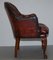 Chesterfield Captain's Brown Leather Armchair from Harrods 14