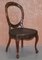 Victorian Hand Carved Medallion Back Dining Chairs, Set of 6, Image 2