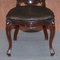 Victorian Hand Carved Medallion Back Dining Chairs, Set of 6 7