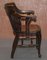 English Oak Spindle Back Office Chair by Ralph Johnson 10