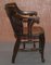 English Oak Spindle Back Office Chair by Ralph Johnson, Image 10