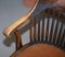 English Oak Spindle Back Office Chair by Ralph Johnson 7