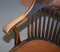 English Oak Spindle Back Office Chair by Ralph Johnson, Image 7