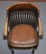 English Oak Spindle Back Office Chair by Ralph Johnson 5