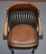 English Oak Spindle Back Office Chair by Ralph Johnson, Image 5