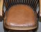 English Oak Spindle Back Office Chair by Ralph Johnson, Image 6
