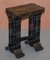 Chinese Chinoiserie Lacquered Tables, 1880s, Set of 4 2