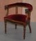 Antique Regency Oak Carved Bergere Armchair, Image 3