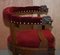 Antique Regency Oak Carved Bergere Armchair, Image 12