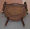 Antique Regency Oak Carved Bergere Armchair 19