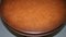 Mesa de comedor pequeña con cuero marrón de Ralph Lauren, Imagen 7