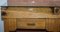 Butchers Table with Bronze Mounts and Glass Top, 1920s 5