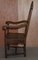 18th Century Carved Wood Armchair 18