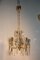 Italian Brass Chandelier by Gaetano Sciolari, 1970s 1