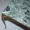 Green Marble Top Side Tables with Bronzed Frames, Set of 2 5