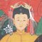 Chinese Ancestral Portrait Painting, Oil Scroll Canvas, Part of Suite, 1880s, Image 12