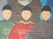 Large Chinese Ancestral Portrait Painting, Oil Scroll Canvas, Part of Suite, 1880s 13