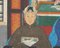 Large Chinese Ancestral Portrait Painting, Oil Scroll Canvas, Part of Suite, 1880s 6